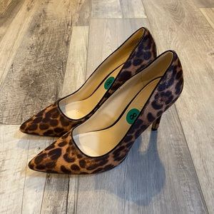 Nine West leopard print heels